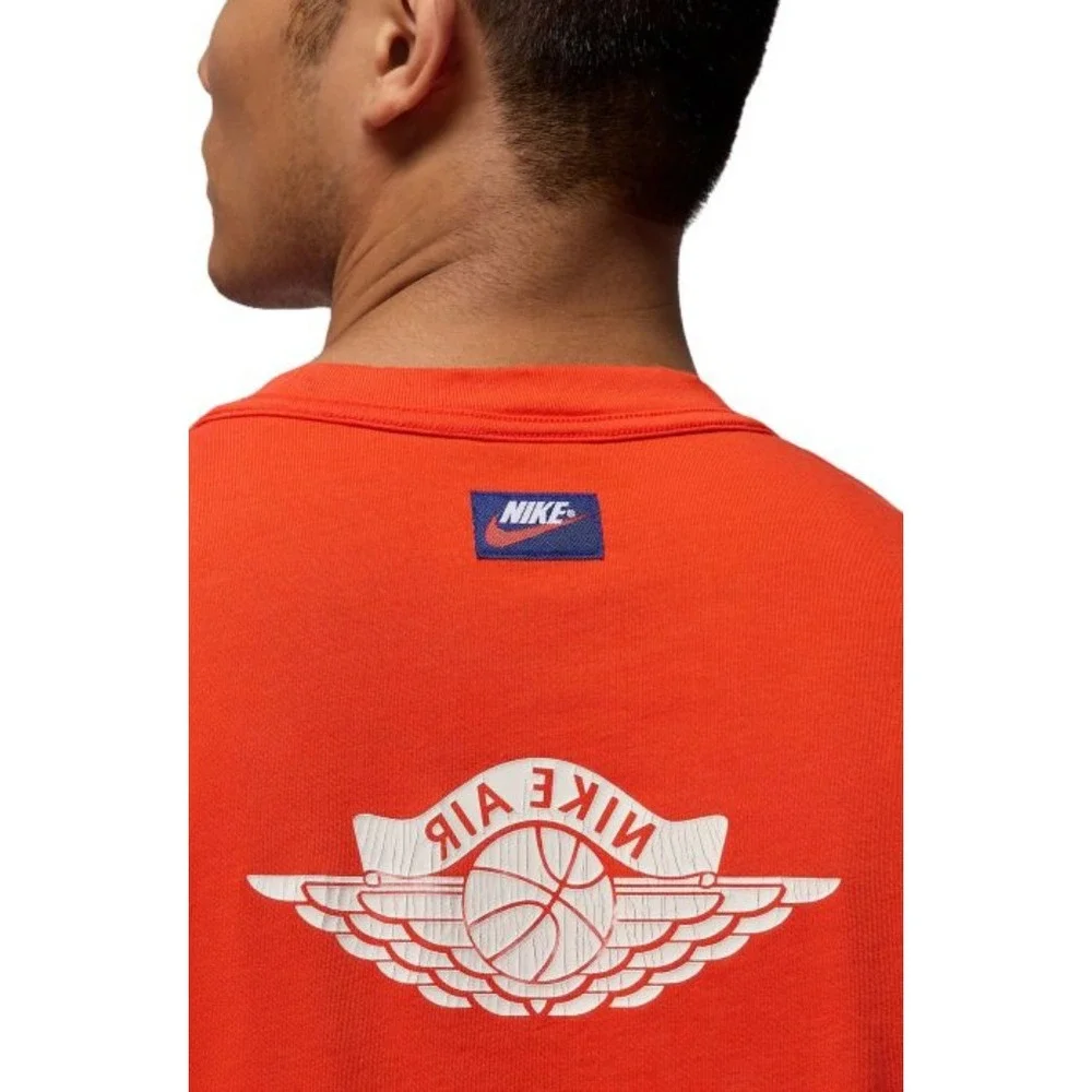 New JORDAN RARE AIR T-SHIRT Sz Large Men – Chile Red/Sail IB3130-673